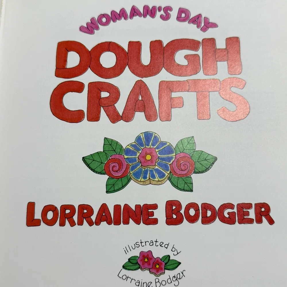 Woman's Day Dough Crafts‎ Book Lorraine Bodger Vintage 1983 Crafting